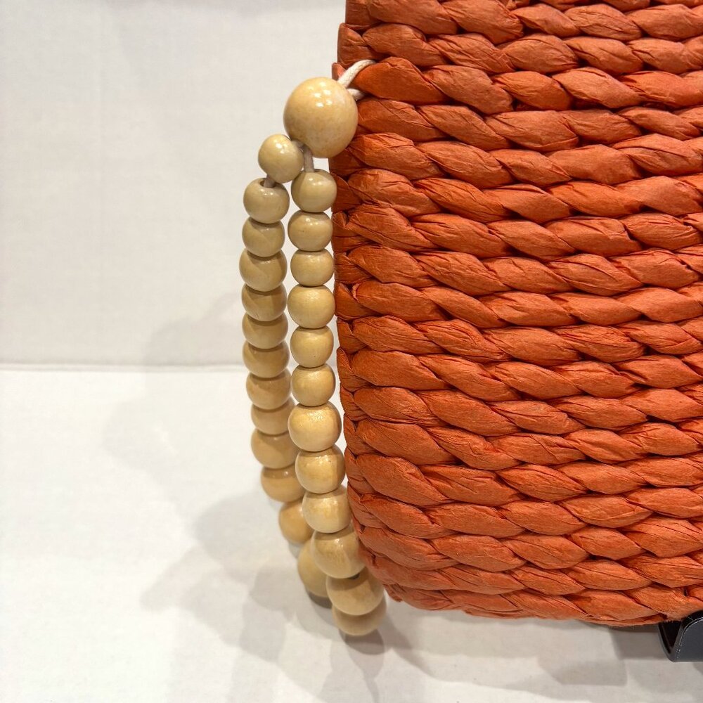 A New Day: Seagrass Terra Cotta Orange Clutch/Wristlet - Picture 3 of 11
